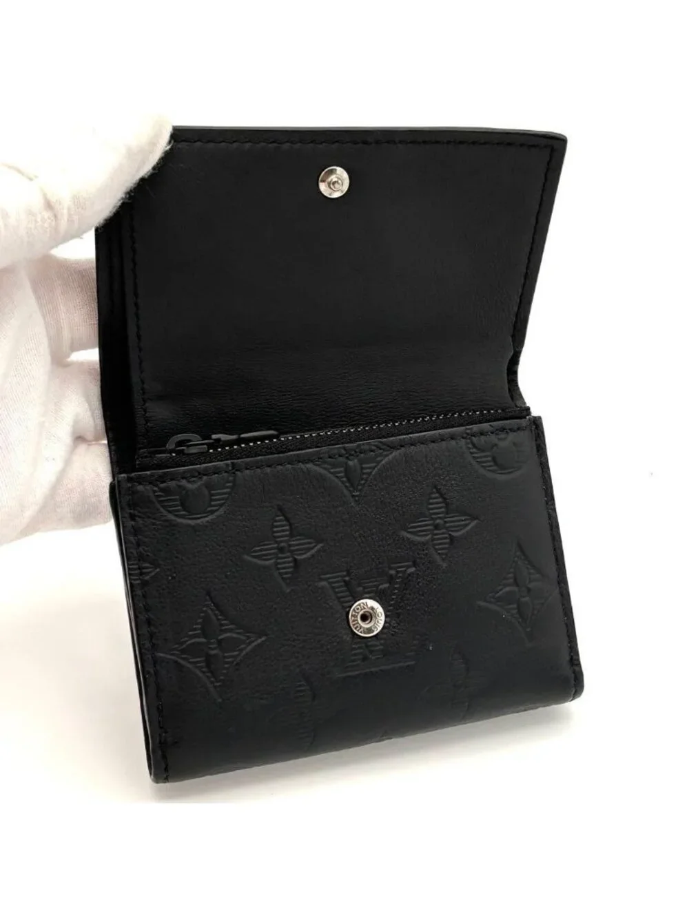 Louis Vuitton Monogram Shadow Victor Wallet Black